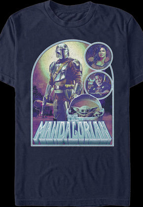 Collage Poster The Mandalorian Star Wars T-Shirt