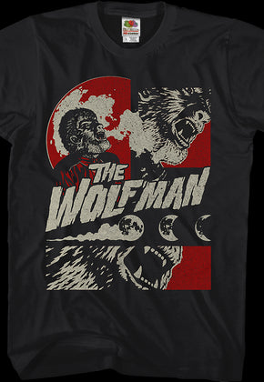 Collage Wolf Man T-Shirt