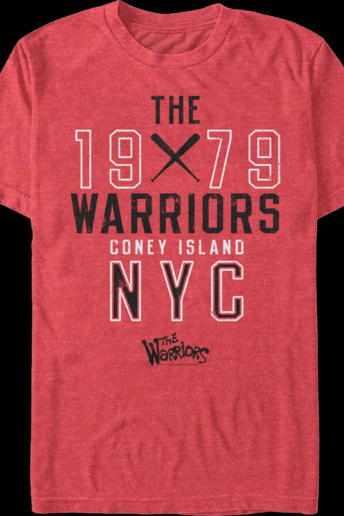 Collegiate Text The Warriors T-Shirtmain product image