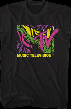Colorful Animal Logo MTV Shirt
