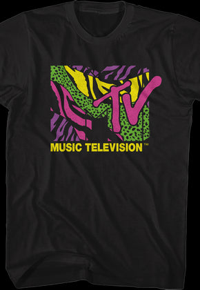 Colorful Animal Logo MTV Shirt