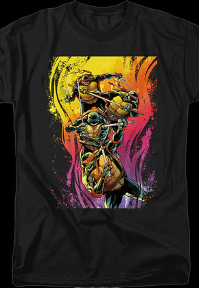 Colorful Attack Teenage Mutant Ninja Turtles T-Shirt