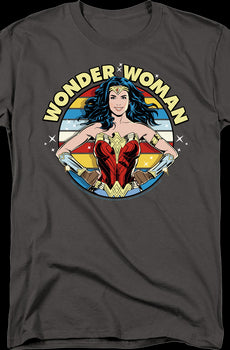 Colorful Pose Wonder Woman T-Shirt