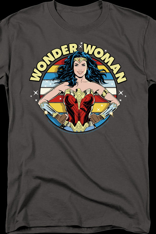 Colorful Pose Wonder Woman T-Shirtmain product image