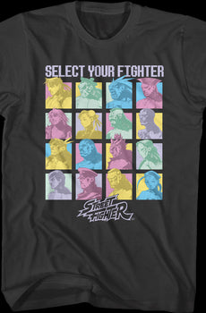 Colorful Selection Street Fighter T-Shirt
