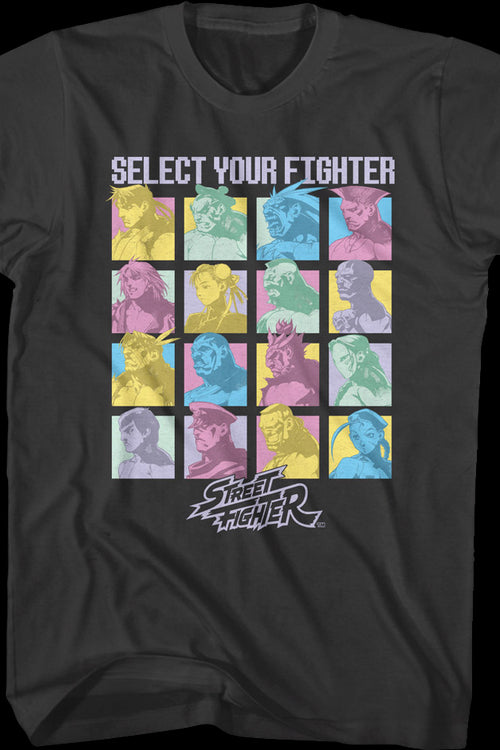 Colorful Selection Street Fighter T-Shirtmain product image