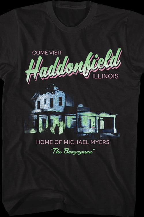 Come Visit Haddonfield Halloween T-Shirtmain product image