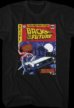 Comic Book Cover Back To The Future T-Shirt