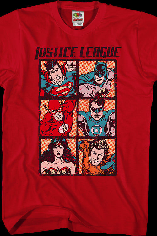 Comic Panels Justice League T-Shirtmain product image