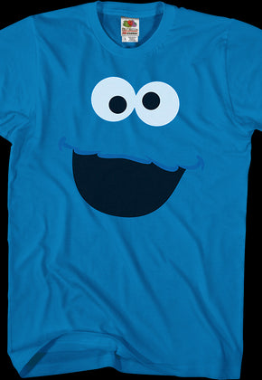 Cookie Monster Face Sesame Street T-Shirt