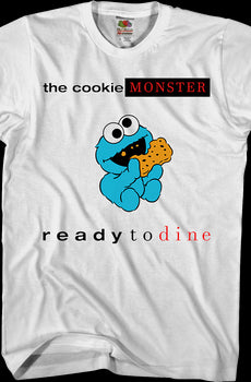 Cookie Monster Ready to Dine Sesame Street T-Shirt