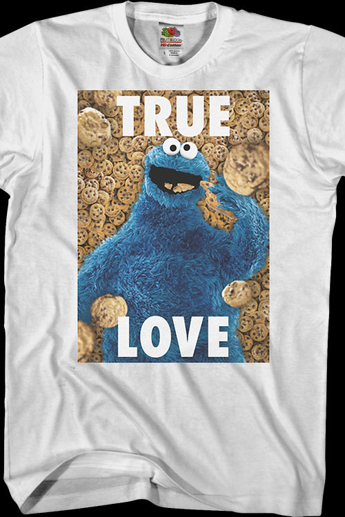 Cookie Monster True Love Sesame Street T-Shirtmain product image