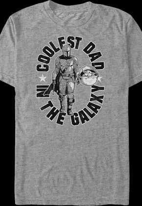 Coolest Dad In The Galaxy The Mandalorian Star Wars T-Shirt