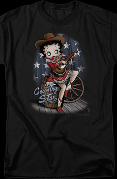 Country Star Betty Boop T-Shirt