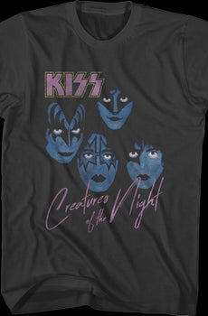 Creatures of the Night Album Cover KISS T-Shirt