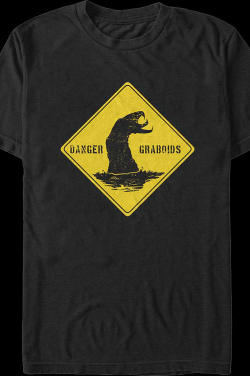 Danger Graboids Sign Tremors T-Shirtmain product image