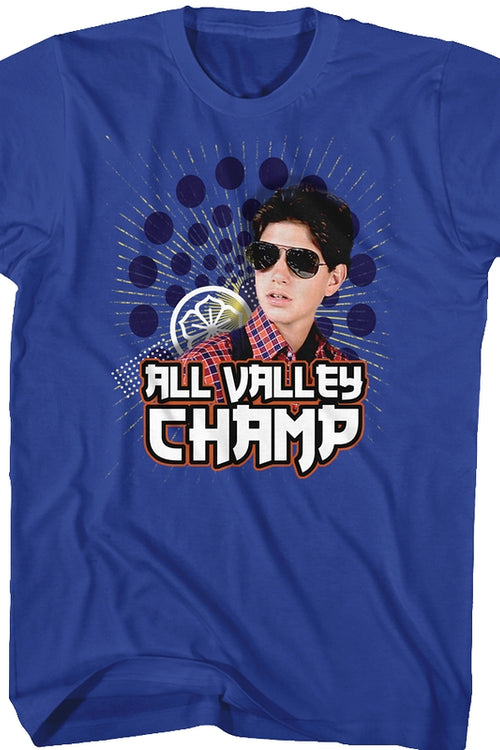 Daniel LaRusso All Valley Champ Karate Kid T-Shirtmain product image