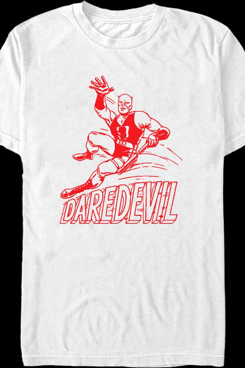 Daredevil Sketch Marvel Comics T-Shirtmain product image