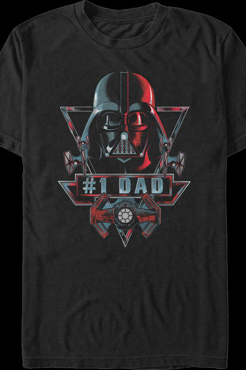 #1 Dad Darth Vader Star Wars T-Shirtmain product image
