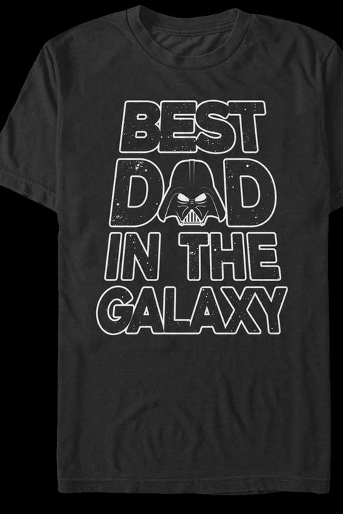 Darth Vader Best Dad In The Galaxy Star Wars T-Shirtmain product image