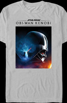 Darth Vader Obi-Wan Kenobi Duel Poster Star Wars T-Shirt
