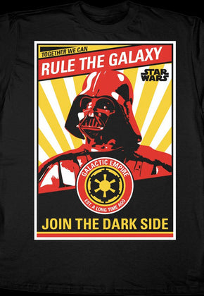 Darth Vader Rule the Galaxy Star Wars T-Shirt