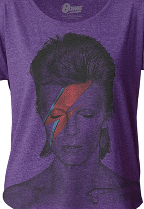 Ladies David Bowie Dolman Shirt