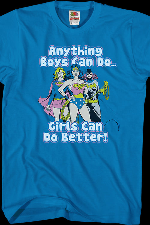DC Comics Girls Can Do Better T-Shirtmain product image