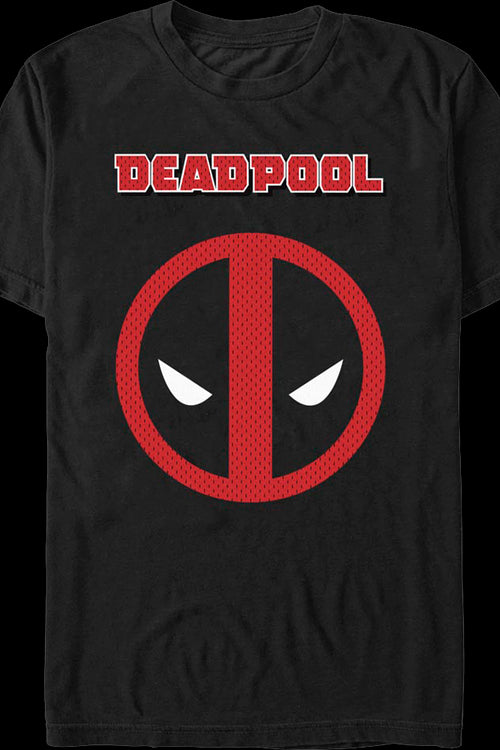Deadpool Faux Jersey Logo Marvel Comics T-Shirtmain product image