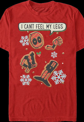 Deadpool Gingerbread Man Marvel Comics T-Shirt
