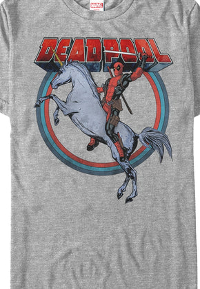 Deadpool Unicorn Circle T-Shirt