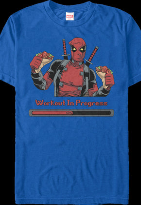 Workout in Progress Deadpool T-Shirt