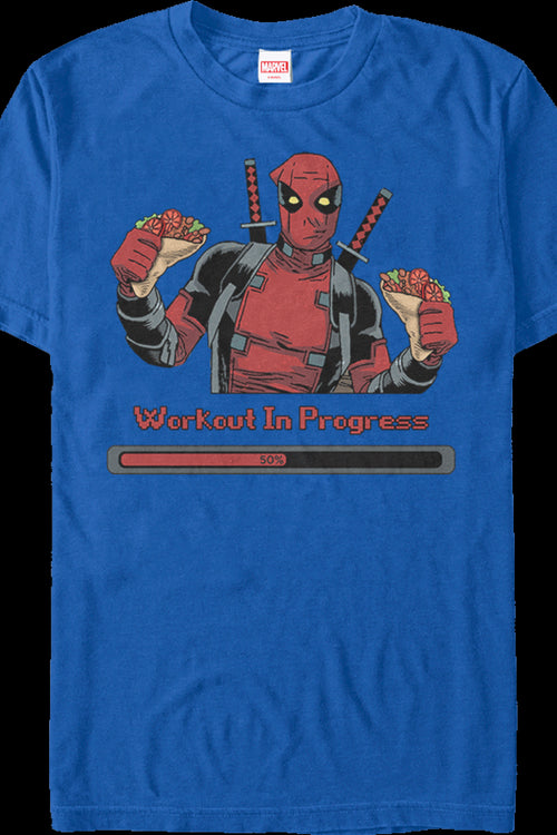 Workout in Progress Deadpool T-Shirtmain product image