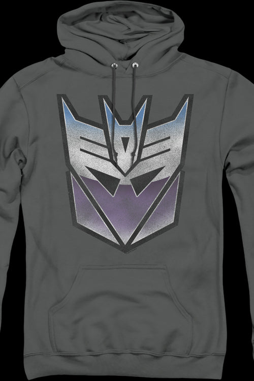 Decepticon Vintage Logo Transformers Hoodiemain product image