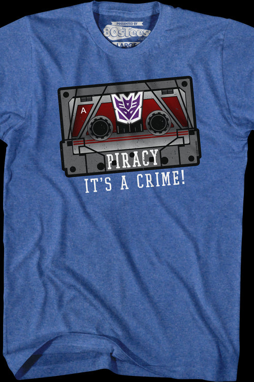 Decepticons Piracy Transformers T-Shirtmain product image