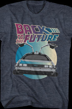 DeLorean Circle Back To The Future T-Shirt