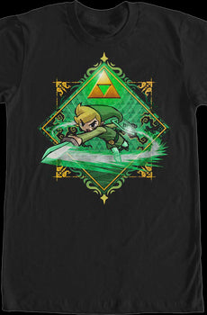 Diamond Master Sword Legend of Zelda Nintendo T-Shirt