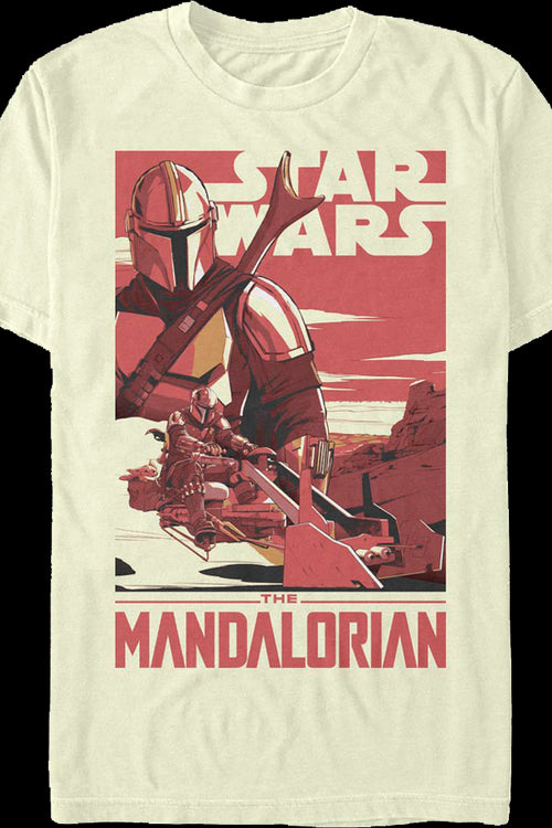 Din Djarin Poster The Mandalorian Star Wars T-Shirtmain product image