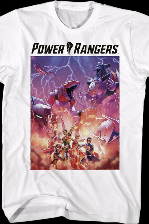 Dinozords Poster Mighty Morphin Power Rangers T-Shirtmain product image