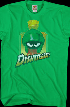 Disintegrate Marvin The Martian Looney Tunes T-Shirt