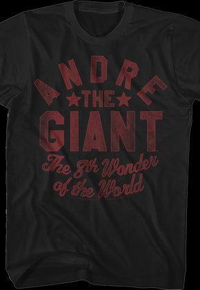 Distressed 8th Wonder Andre The Giant T-Shirt