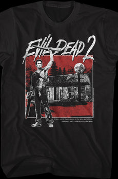 Distressed Cabin Evil Dead T-Shirt