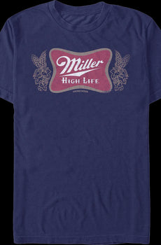 Distressed Charcoal Logo Miller High Life T-Shirt