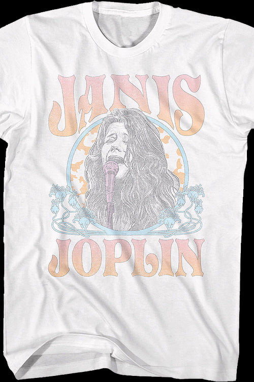 Distressed Circle Janis Joplin T-Shirtmain product image
