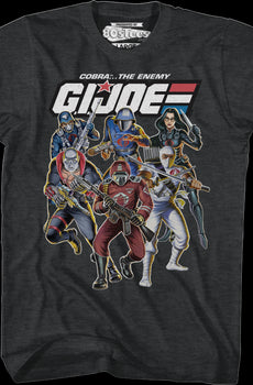 Distressed Cobra Members GI Joe T-Shirt