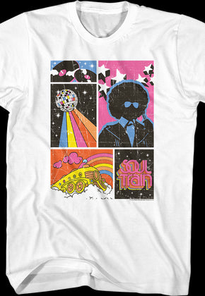 Distressed Collage Soul Train T-Shirt