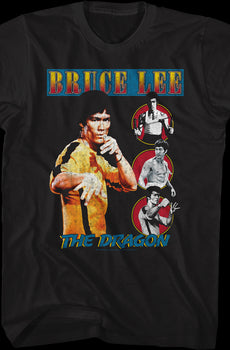 Distressed Dragon Bruce Lee T-Shirt