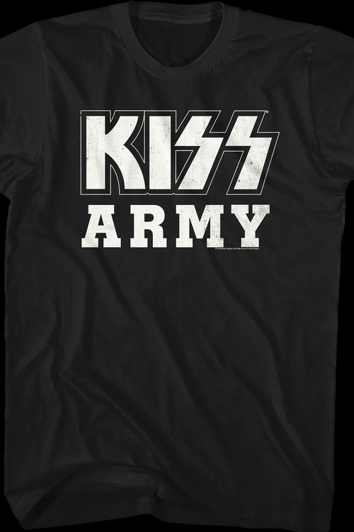 Distressed KISS Army Shirtmain product image