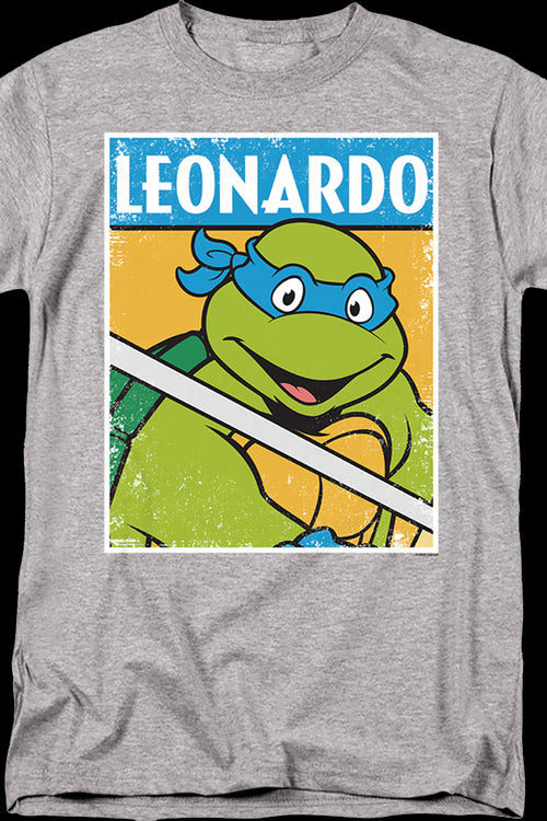 Distressed Leonardo Photo Teenage Mutant Ninja Turtles T-Shirtmain product image