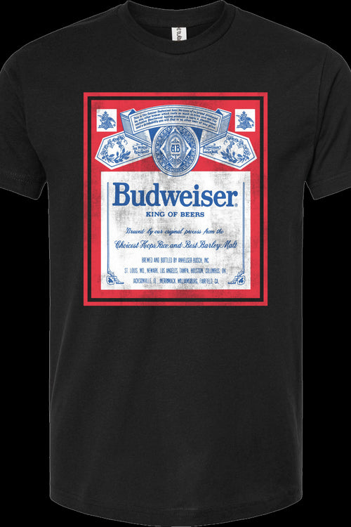 Distressed Logo Budweiser T-Shirtmain product image